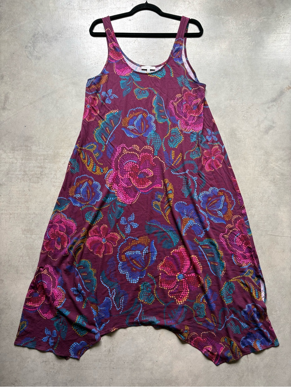 Johnny Was Cotton Knit Maxi Dress